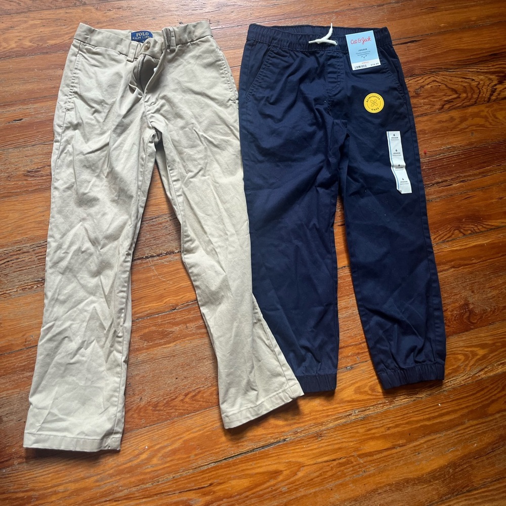 2 pair boys pants